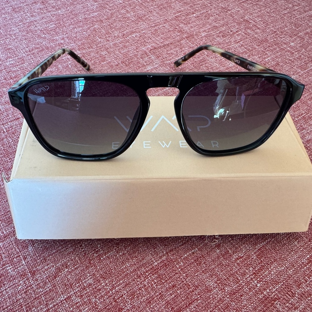 WMP Modern One Tortoise Sunglasses. NWT. With Lint Free Bag for storage